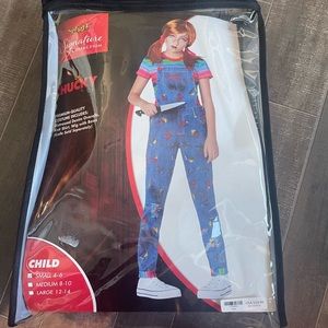 Kids chucky costume! Wig included! 🤡👻🎃